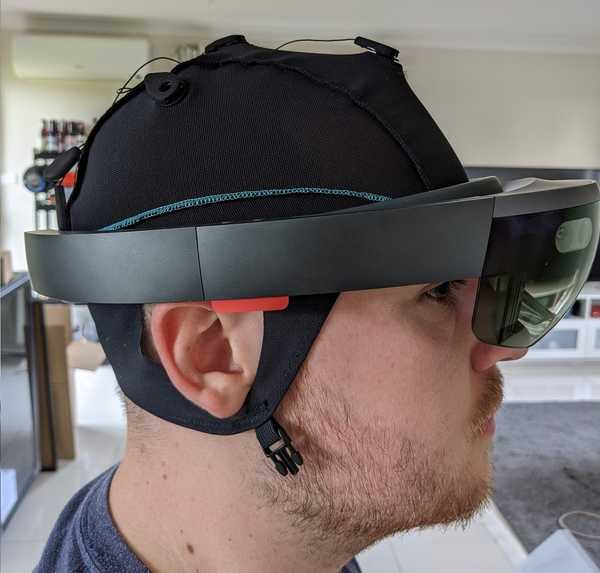 Demonstration of brain cap & Hololens